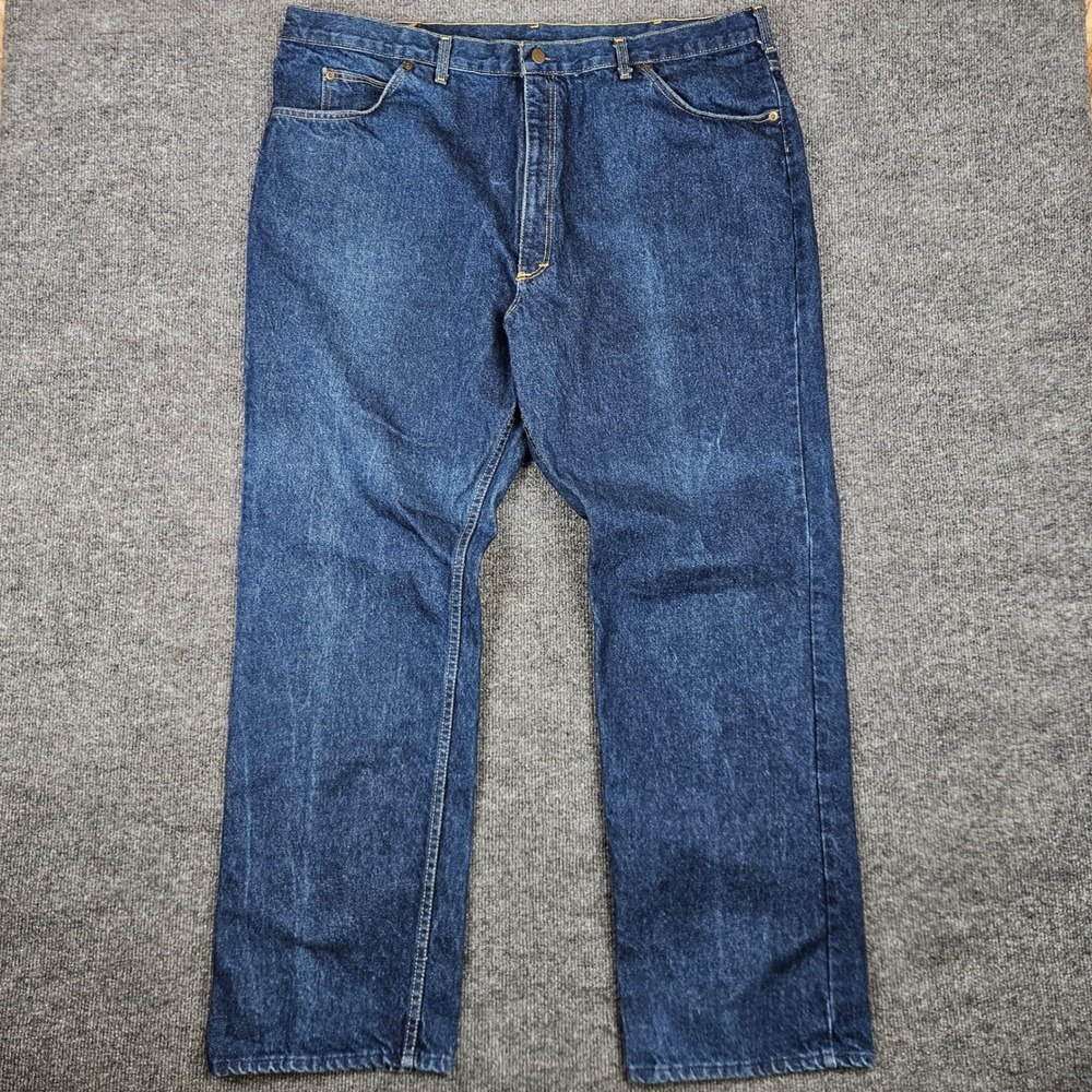 Vintage OshKosh B'Gosh Jeans Men's 44x32 Straight Leg Dark‎ Wash Made in USA